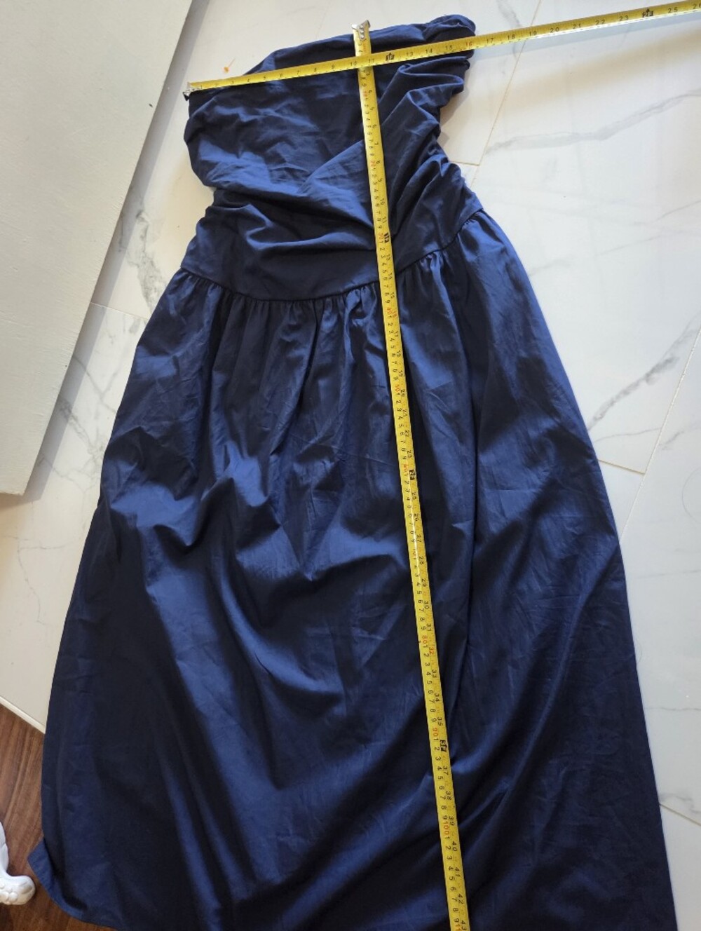Band Of The Free Strapless Navy XL NWT Midi Dress - Picture 9 of 15